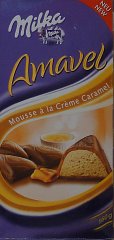 Milka srednie Amavel wstazka Mousse a la creme caramel